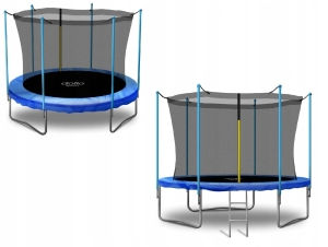 Gartentrampolin mit Netz und Leiter, sicher für Kinder, 312 cm, 10 Fuß