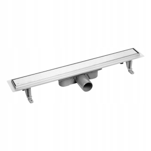 BADEZIMMER LINEARE DUSCHABLAUF DUSCHABLAUF 90 CM INOX