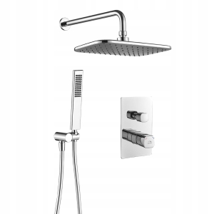 BRAUSESET MIT UNTERPUTZMISCHER UNTERPUTZBRAUSESET CHROM