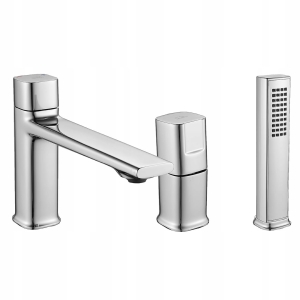 WANNENARMATUR 3-LOCH STANDWANNENARMATUR EINHEBEL CHROM