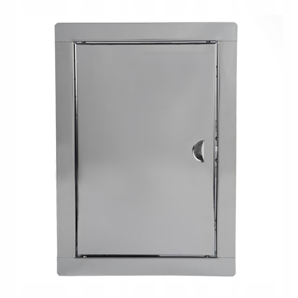 DRZWICZKI REWIZYJNE MASKUJĄCE NIERDZEWNE NA ZATRZASK METALOWE 50x60 CM