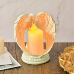 ANIOŁ LED FIGURKA DEKORACYJNA ŚWIECZNIK ŚWIECA ANIOŁEK FIGURKA 16 CM