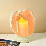 ANIOŁ LED FIGURKA DEKORACYJNA ŚWIECZNIK ŚWIECA ANIOŁEK FIGURKA 16 CM