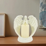 FIGURKA DEKORACYJNA ANIOŁEK ŚWIECĄCY LED ŚWIECA DEKORACJA ANIOŁ 21 CM