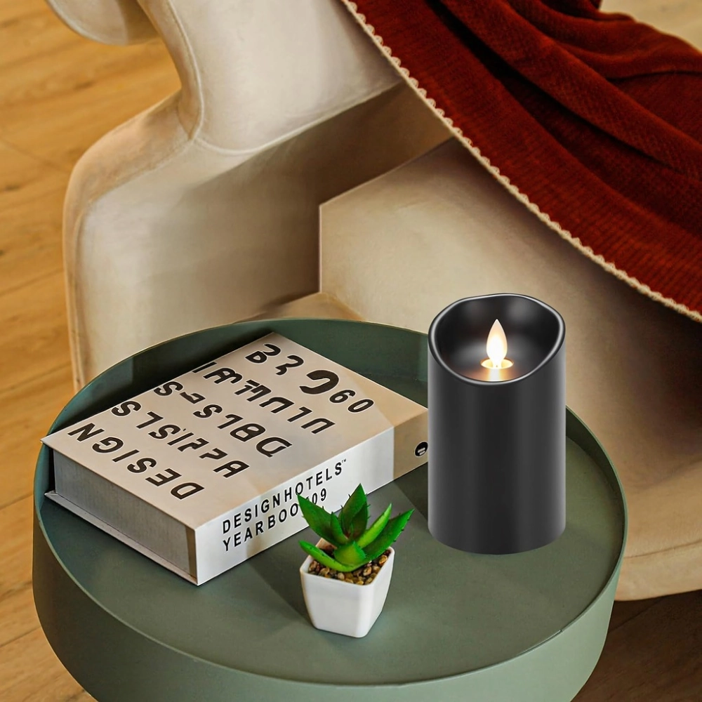 12 WKŁADÓW DO ZNICZY NA BATERIE ŚWIECA LED ŚWIECZKA EFEKT PŁOMIENIA 12,5 CM