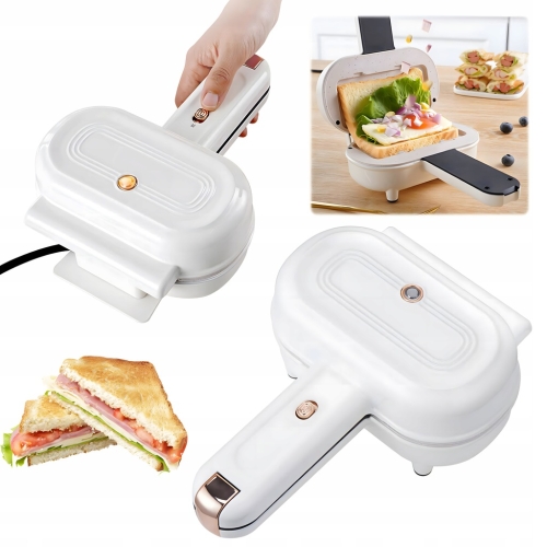 TOSTER OPIEKACZ SANDWICH DO KANAPEK TOSTÓW NIEPRZYWIERAJĄCA POWŁOKA 700W