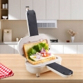 TOSTER OPIEKACZ SANDWICH DO KANAPEK TOSTÓW NIEPRZYWIERAJĄCA POWŁOKA 700W