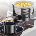 UCHWYT SAMOCHODOWY 2W1 NA KUBEK KAWE NAPOJE REGULOWANY OBROTOWY 360°