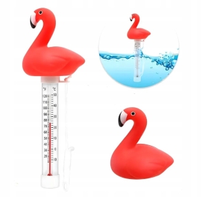 SCHWIMMENDES POOLTHERMOMETER FÜR SPA-POOLWASSER, FLAMMENDE STRING