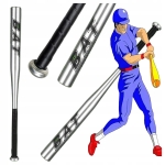 KIJ BASEBALLOWY TRENINGOWY BAT BEJSBOLOWY 25" 64 CM ALUMINIOWY SREBRNY