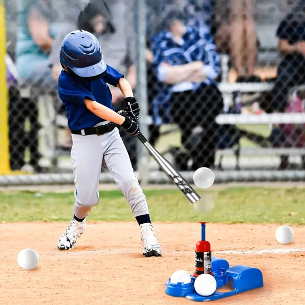 KIJ BASEBALLOWY TRENINGOWY BAT BEJSBOLOWY 25" 64 CM ALUMINIOWY SREBRNY
