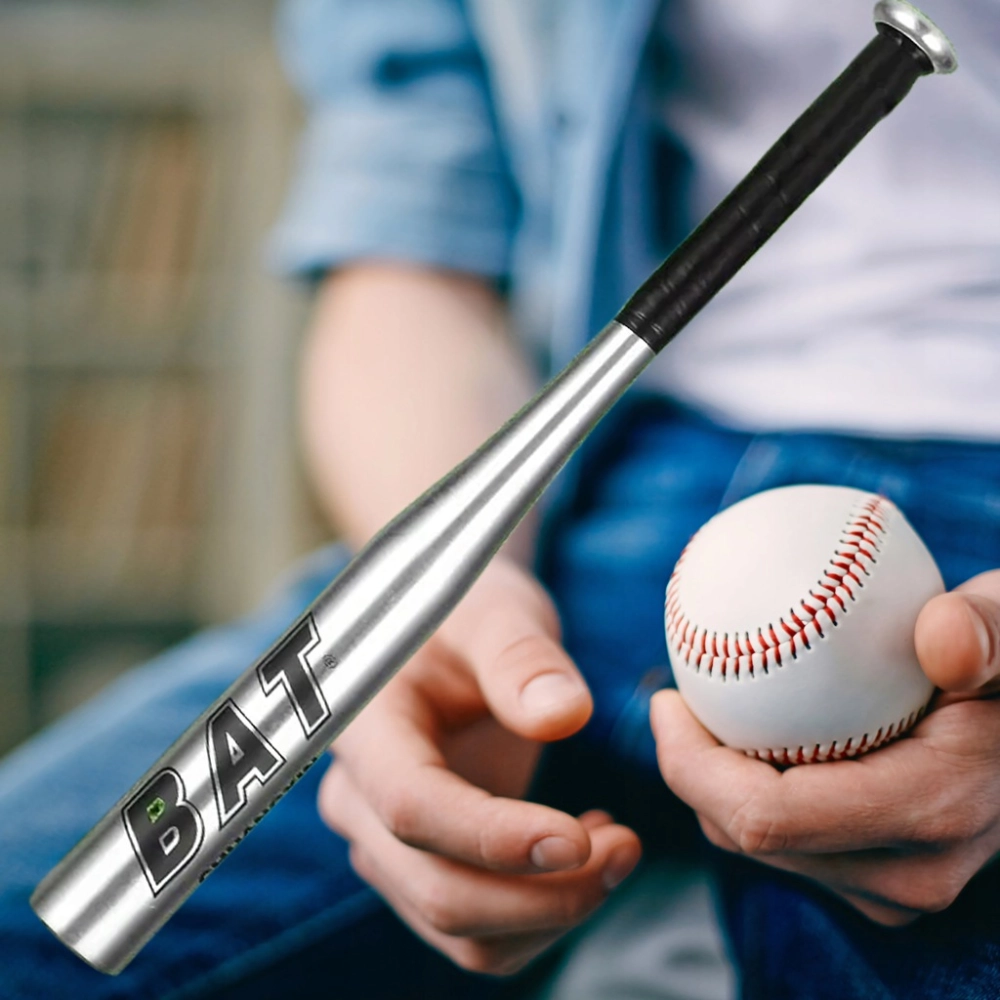 KIJ BASEBALLOWY TRENINGOWY BAT BEJSBOLOWY 25" 64 CM ALUMINIOWY SREBRNY