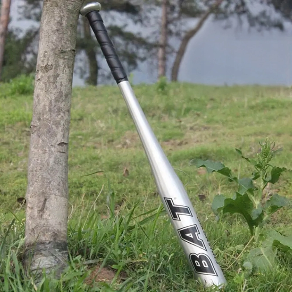 KIJ BASEBALLOWY TRENINGOWY BAT BEJSBOLOWY 25" 64 CM ALUMINIOWY SREBRNY