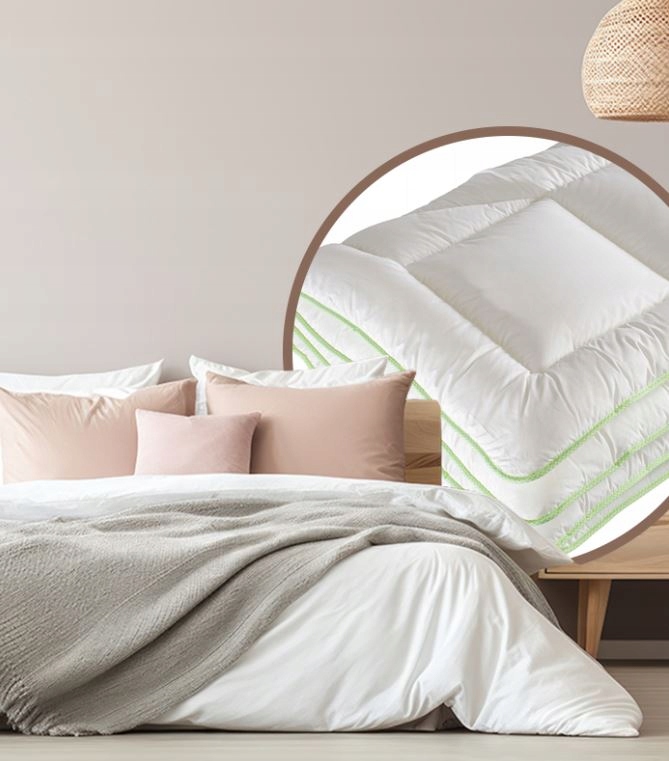 KOŁDRA BAMBOO 140X200 IMPERIAL BAMBUS POLIESTR CAŁOROCZNA ANTYALERGICZNA