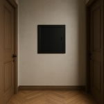 DRZWICZKI REWIZYJNE WYCZYSTKA ZAMKNIĘCIE ZATRZASK METALOWE CZARNE 30x30 CM