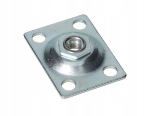 EINSTELLBARE SCHARNIERBASIS M12 55x75x3mm