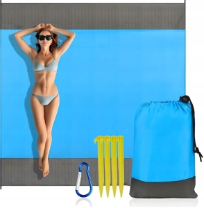 Stranddecke Picknick Strandmatte für Camping wasserdicht 210x200 cm groß