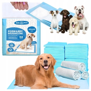 Hygienematten für Hunde zum Pinkeltraining XL 60x60 cm dick 50 Stück