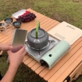 OSŁONA PRZECIWWIATROWA SKŁADANA PRZEGRODA OCHRONNA DO KUCHENKI ALUMINIOWA
