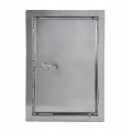 DRZWICZKI REWIZYJNE MASKUJĄCE NIERDZEWNE METALOWE NA ZAMEK KLUCZ 30X60 CM