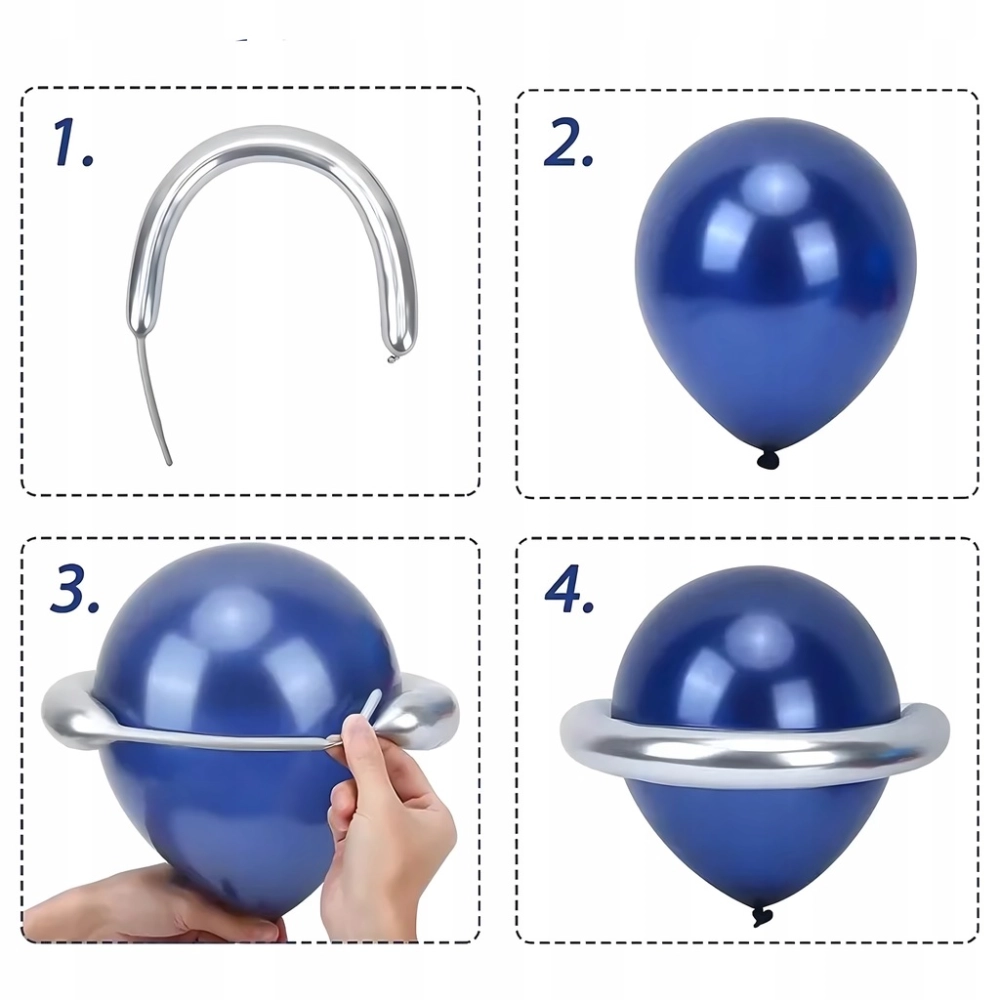 GIRLANDA BALONOWA BALONY ASTRONAUTA ZESTAW BALONÓW NA URODZINY 108 SZTUK