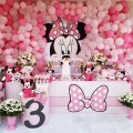 GIRLANDA BALONOWA URODZINOWA ZESTAW BALONÓW MYSZKA MINNIE MINI 111 SZT