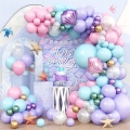 GIRLANDA BALONOWA ŁUK BALONÓW ZESTAW URODZINOWY BALONY SYRENKA 97 SZTUK