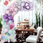 GIRLANDA BALONOWA ŁUK BALONÓW ZESTAW URODZINOWY BALONY SYRENKA 97 SZTUK
