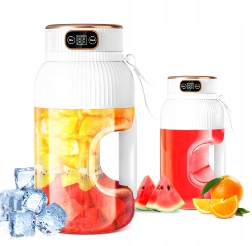 PRZENOŚNY BLENDER MIKSER DO NAPOJÓW OWOCÓW SMOOTHIE 1L BEZPRZEWODOWY USB