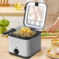 FRYTKOWNICA TRADYCYJNA OLEJOWA POJEMNA 2,5L MOCNA 1000W DO FRYTEK RYB