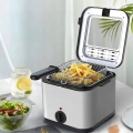 FRYTKOWNICA TRADYCYJNA OLEJOWA POJEMNA 2,5L MOCNA 1000W DO FRYTEK RYB
