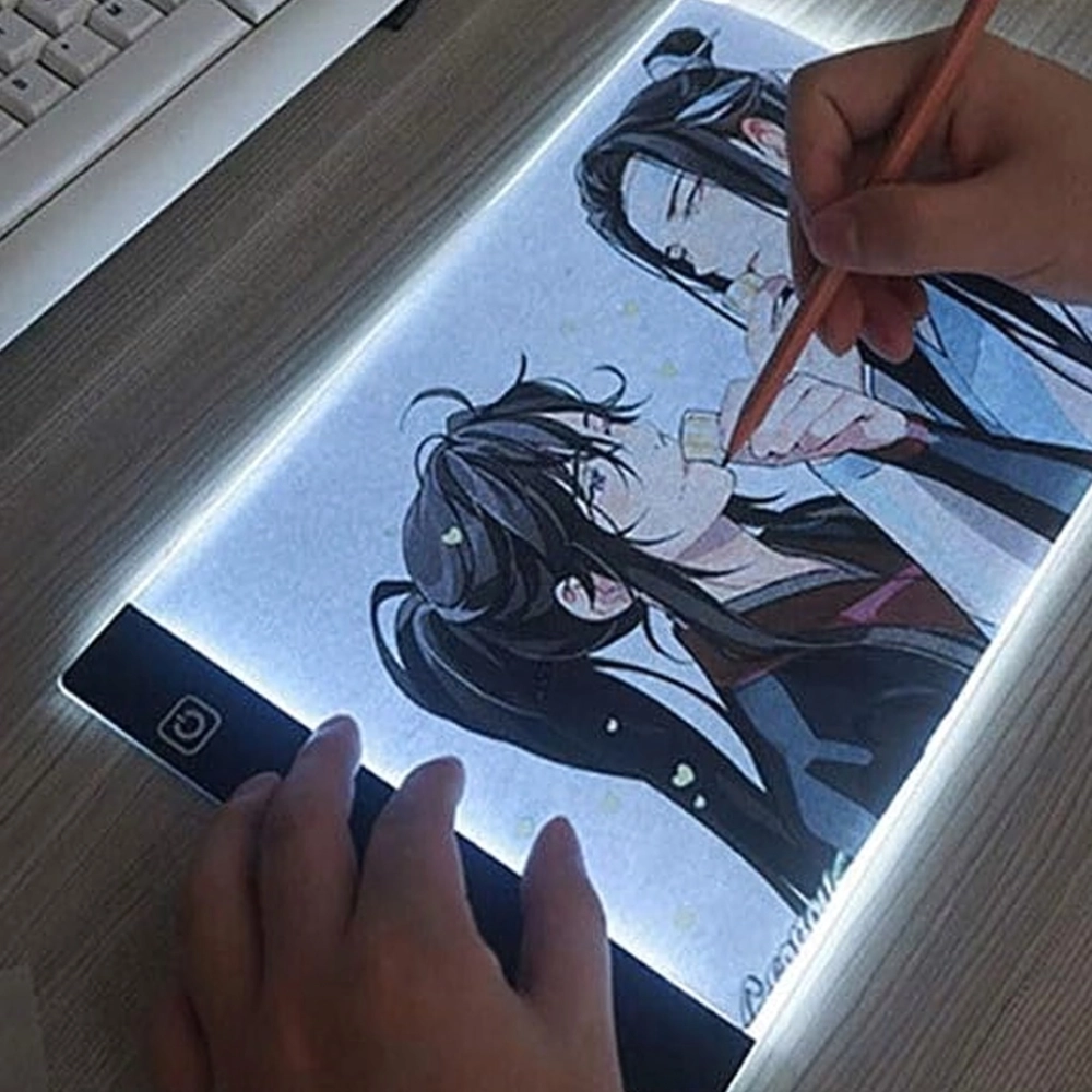 TABLET GRAFICZNY A4 PODKŁADKA PODŚWIETLANA DO RYSOWANIA KOPIOWANIA LED