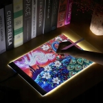 TABLET GRAFICZNY A4 PODKŁADKA PODŚWIETLANA DO RYSOWANIA KOPIOWANIA LED