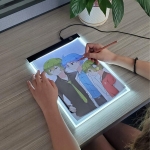TABLET GRAFICZNY A4 PODKŁADKA PODŚWIETLANA DO RYSOWANIA KOPIOWANIA LED