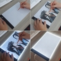 TABLET GRAFICZNY A4 PODKŁADKA PODŚWIETLANA DO RYSOWANIA KOPIOWANIA LED