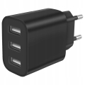 ŁADOWARKA SIECIOWA MOCNA KOSTKA 3 USB UNIWERSALNA SZYBKA 3 PORTY 5V 3,4A