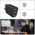 ŁADOWARKA SIECIOWA MOCNA KOSTKA 3 USB UNIWERSALNA SZYBKA 3 PORTY 5V 3,4A