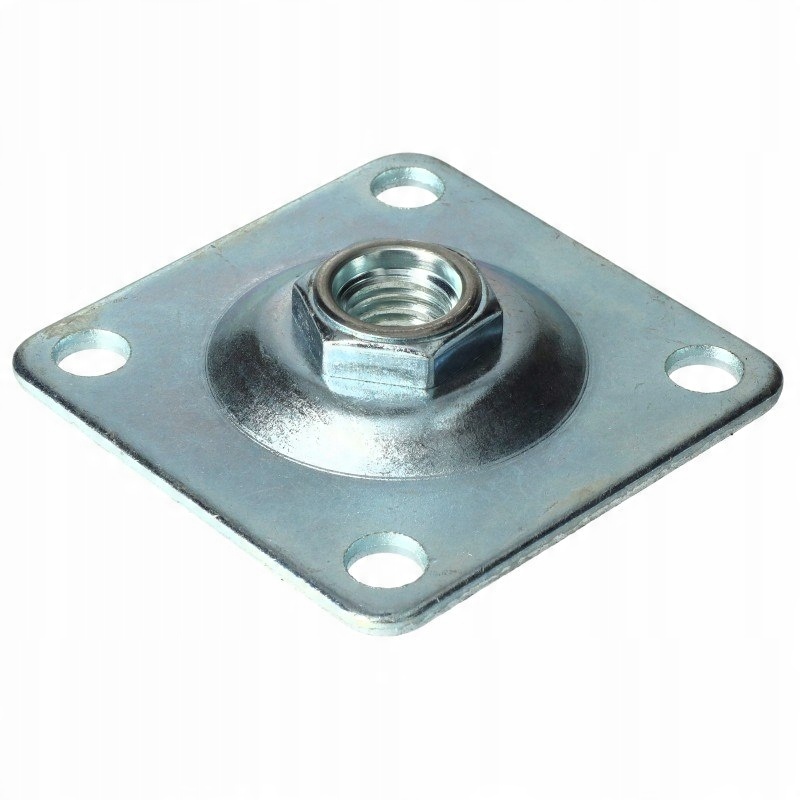 PODSTAWA ZAWIASA REGULOWANA M18 90x90x4 MM STOPKA DO ZAWIASÓW REGULOWANYCH