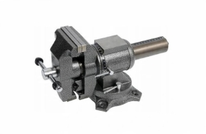 MULTIFUNKTIONS-DREHSCHRAUBSTOCK 125 MM DREHBARER FUSS 360°