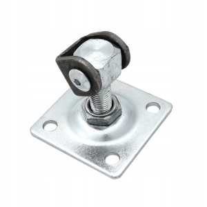 VERSTELLBARES SCHARNIER M18 BASIS 80X80 MM ROHES AUGE FÜR TORE