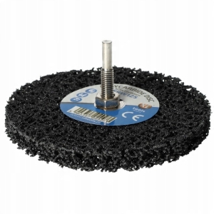 SCHEIBENSCHLEIFSCHEIBE MIT HARTEM VLIESSCHAFT 125X15X6 MM ZUM METALLSCHLEIFEN