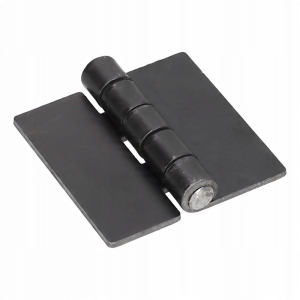 FLACHES SCHWEISSSCHARNIER DICK FÜR MONTAGE 125x125x4 MM STAHL SCHWARZ