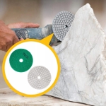 10X TARCZA DIAMENTOWA POLERSKA 80MM DO SZLIFOWANIA PŁYTEK NA RZEP 1000