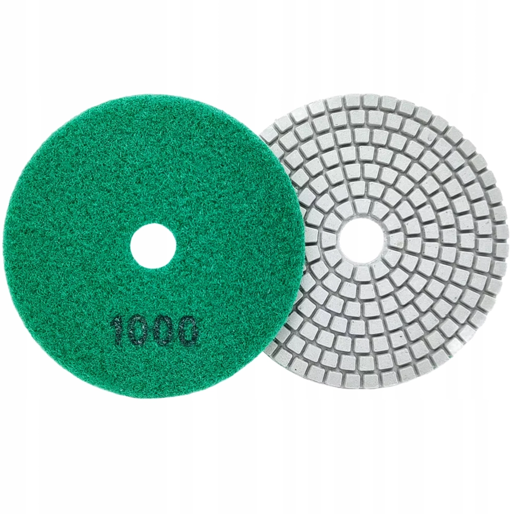 10X TARCZA DIAMENTOWA POLERSKA 80MM DO SZLIFOWANIA PŁYTEK NA RZEP 1000