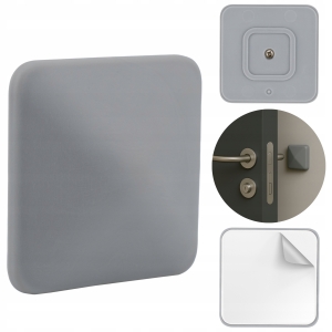 Stoßfänger Schutzwandstopper Quadratisch 50x50 mm Grau
