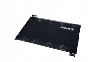 Solar-Heizmatte für Schwimmbäder, Warmwasserbereiter für Schwimmbäder, Schwarz, 110 x 171 cm
