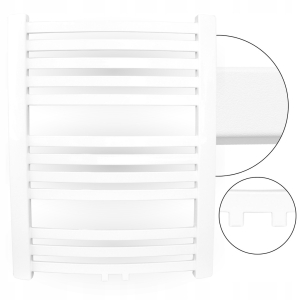 BADEZIMMERHEIZKÖRPER WEISS LEITER 1150/580 WANDMONTIERTES BADEZIMMERWASSER 25/50