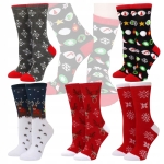 SKARPETY ŚWIĄTECZNE BAWEŁNIANE SKARPETKI NA ŚWIĘTA UNISEX 5 PAR ROZM 37-43