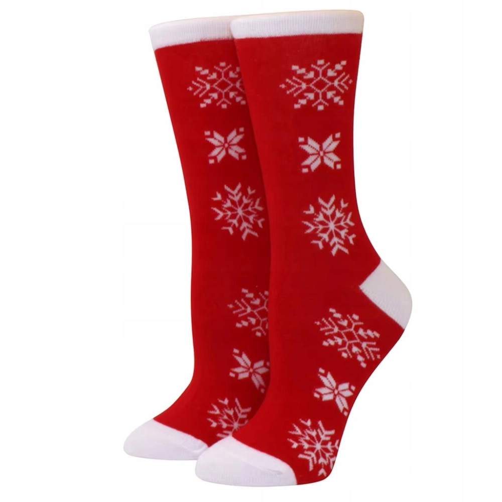 SKARPETY ŚWIĄTECZNE BAWEŁNIANE SKARPETKI NA ŚWIĘTA UNISEX 5 PAR ROZM 37-43