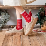 SKARPETY ŚWIĄTECZNE BAWEŁNIANE SKARPETKI NA ŚWIĘTA UNISEX 5 PAR ROZM 37-43